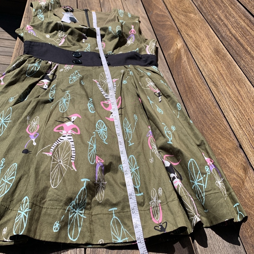 Trashy Diva Bitsy Middy Dress - Mime Time Size 10 - Picture 7 of 8
